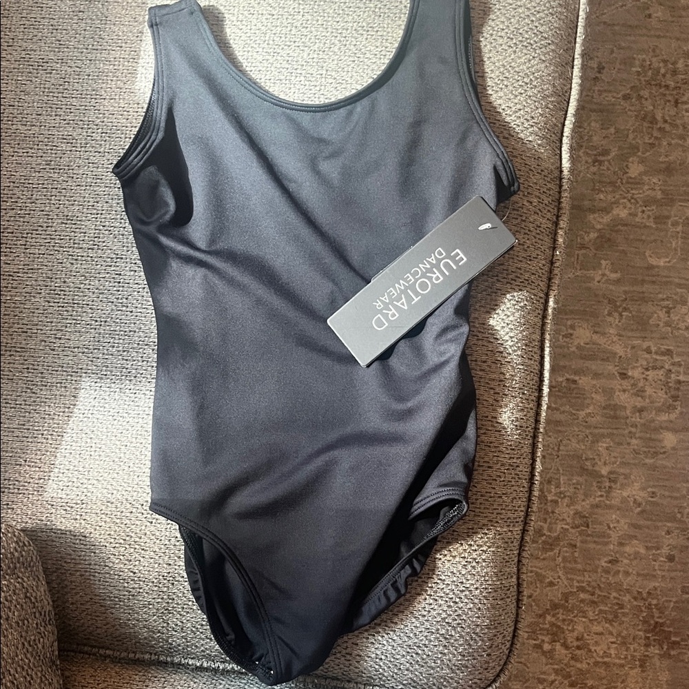 Eurotard Black Kids Bodysuit New w/tags